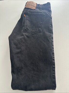 Vintage Levis 505 Jeans Men Regular Straight Orange Tab missing inner tag! 34x32